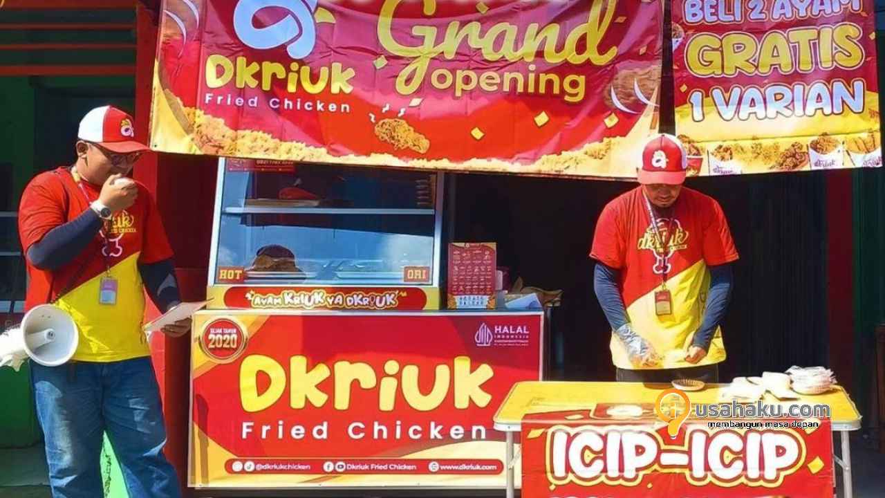 Syarat daftar franchise D'Kriuk terbaru Ayam goreng terlaris