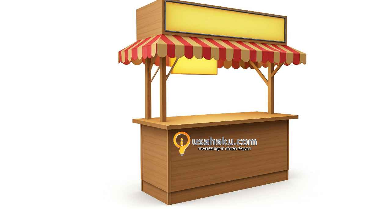 Gerobak Jualan minimalis ide usaha rumahan